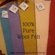 Load image into Gallery viewer, Wool Felt Sheet Colour No. 69 Pale Peach