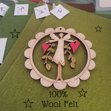 Load image into Gallery viewer, Wool Felt Sheet Colour No. 14 Olive