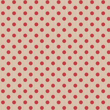 Load image into Gallery viewer, Tilda Creating Memories Woven, Yarn dyed RED dot fabric - 160085