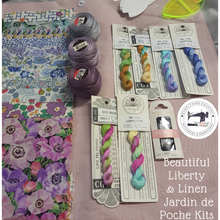 Load image into Gallery viewer, Jardin de Poche Embroidery PATTERN & KIT OPTIONS