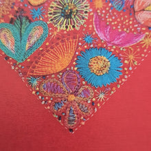 Load image into Gallery viewer, Fill My Heart Embroidered Pillow Starter Kit & Pattern by Wendy Williams