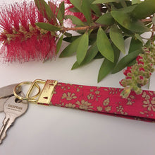 Load image into Gallery viewer, Handmade LibertyTana Lawn Keyring - RED