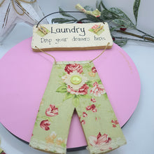 Load image into Gallery viewer, Laundry, Drop your drawers here - Folk Art Sign