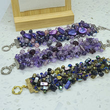 Load image into Gallery viewer, Beautiful Beaded - Hand Knitted Bracelets