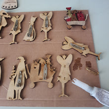 Load image into Gallery viewer, Santa in Decorative Sled with Reindeer too - Christmas Brooch.