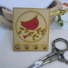 Load image into Gallery viewer, Embroidery Thread Holder - RED BIRD