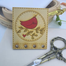 Load image into Gallery viewer, Embroidery Thread Holder - RED BIRD