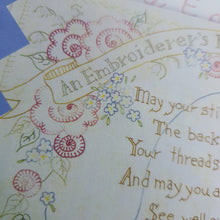 Load image into Gallery viewer, Embroidery Thread Holder - SAGE GREEN BIRD