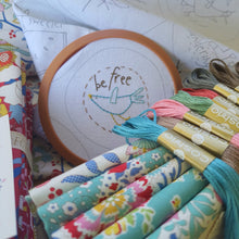 Load image into Gallery viewer, Homespun BOM 2024 Sunshine and Lollipops Quilt design by Anni Downs ... featuring the NEW Tilda Jubilee fabric range.