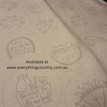 Load image into Gallery viewer, Homespun BOM 2024 Sunshine and Lollipops Quilt design by Anni Downs ... featuring the NEW Tilda Jubilee fabric range.