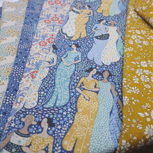 Load image into Gallery viewer, The Blithe Bucket Bag Pattern & Grape/Purple TILDA Hometown Fabric Packs