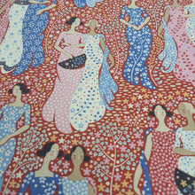 Load image into Gallery viewer, The Blithe Bucket Bag Pattern & Rust Red TILDA Hometown Fabric Packs