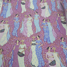 Load image into Gallery viewer, The Blithe Bucket Bag Pattern & Grape/Purple TILDA Hometown Fabric Packs