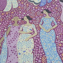 Load image into Gallery viewer, The Blithe Bucket Bag Pattern & Grape/Purple TILDA Hometown Fabric Packs