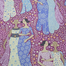 Load image into Gallery viewer, The Blithe Bucket Bag Pattern & Grape/Purple TILDA Hometown Fabric Packs