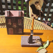 Load image into Gallery viewer, Black Abby Cat - wood button