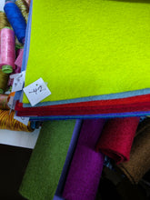 Load image into Gallery viewer, Wool Felt Sheet Colour No. 42 Lime Green