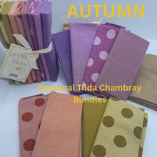 Load image into Gallery viewer, Tilda Chambray Fat Quarter Pack - Seasonal Bundles x 9 pce