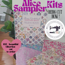 Load image into Gallery viewer, Alice's Wonderland Sampler Quilt KITS