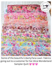 Load image into Gallery viewer, Alice's Wonderland Sampler Quilt KITS