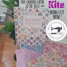 Load image into Gallery viewer, Alice's Wonderland Sampler Quilt KITS