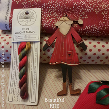 Load image into Gallery viewer, Festive Trinkets Pattern - Big Santa Decoration