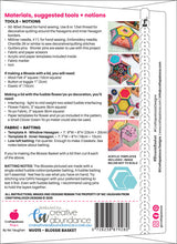 Load image into Gallery viewer, Blossie Basket CHRISTMAS PATTERN COVER & Quilt As You Go Acrylic Templates by Craftapalooza Designs