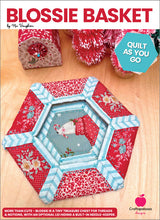 Load image into Gallery viewer, Blossie Basket Pattern & Quilt As You Go Acrylic Templates by Craftapalooza Designs