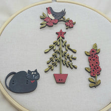 Load image into Gallery viewer, Willow Cat Buttons by Barb Smith Designs