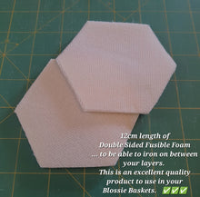 Load image into Gallery viewer, Blossie Basket Pattern & Quilt As You Go Acrylic Templates by Craftapalooza Designs