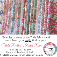 Load image into Gallery viewer, Tic Tac Toe Children's Patchwork Jacket Pattern by Melly and Me