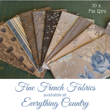 Load image into Gallery viewer, FINE FRENCH FABRICS - BLUE FAT QUARTER BUNDLE