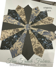 Load image into Gallery viewer, Dresden Plate Template Set & Instructions