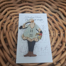 Load image into Gallery viewer, Holly Santa- BLUE