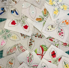 Load image into Gallery viewer, Jardin de Poche Embroidery PATTERN & KIT OPTIONS