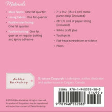 Load image into Gallery viewer, Kiss Clasp Sewing Box Pattern & Wire Bag Frame Set