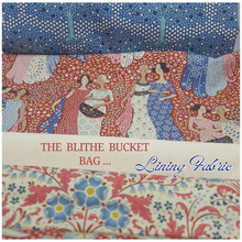 Load image into Gallery viewer, The Blithe Bucket Bag Pattern & Rust Red TILDA Hometown Fabric Packs