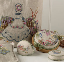 Load image into Gallery viewer, Embroidered Country Gardens  Embroidery Book by Lorna Bateman