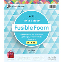 Load image into Gallery viewer, Single Sided Fusible Foam - Bag Foam Stabiliser