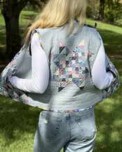 Load image into Gallery viewer, Britney Vest Pattern by Melly and Me includes 3 variations - LINEN COVER VERSION