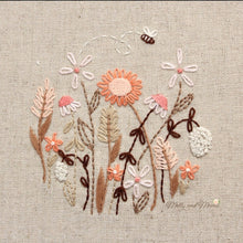 Load image into Gallery viewer, Nans Garden Floral Embroidery Pattern by Molly and Mama AUTUMN VERSION