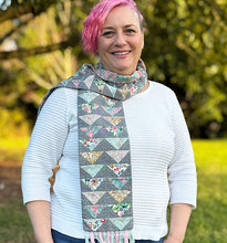 Load image into Gallery viewer, Naomi Cowl and Scarf Pattern by Melly and Me incl Foundation Piecing Papers