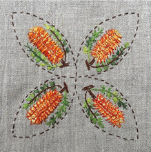 Load image into Gallery viewer, Jardin de Poche Embroidery PATTERN & KIT OPTIONS