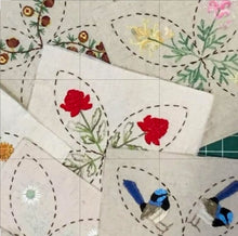 Load image into Gallery viewer, Jardin de Poche Embroidery PATTERN & KIT OPTIONS
