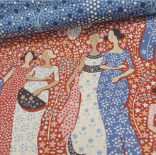 Load image into Gallery viewer, The Blithe Bucket Bag Pattern & Rust Red TILDA Hometown Fabric Packs