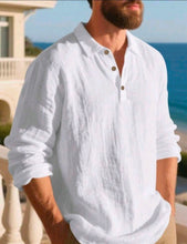 Load image into Gallery viewer, White Hanky Linen by Charles Parsons Textiles
