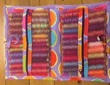 Load image into Gallery viewer, Wooly Zip it Bag - Bird Pattern by Wendy Williams