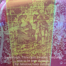 Load image into Gallery viewer, Dresden Plate Template Set & Instructions