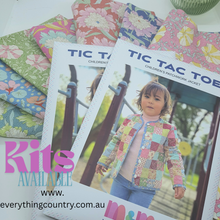 Load image into Gallery viewer, Tic Tac Toe Children's Patchwork Jacket Pattern by Melly and Me