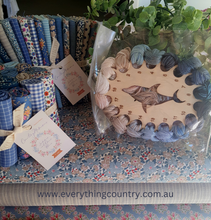 Load image into Gallery viewer, Tilda Creating Memories Harper Blue Floral Fabric